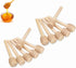 AISIBO 12 Pack 3 Inch Wood Honey Dippers Sticks, Mini Honey Dipper Stirrer