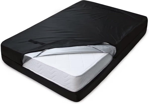 Heavy Duty Mattress Bags for Moving and Storage, Twin XL Size, 100% Waterproof Cover with 4 Strong Handles, Black