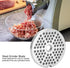 Meat Grinder Blade Mincer Plate Disc Knife Replacement Accessories, Stainless Steel Discs for Mixer FGA