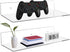 17 Inches 2 Pack Sezanrpt Acrylic Shelves, Wall Mounted Shelves for Bedroom, Wall Display Shelves for Collectibles