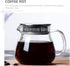 Hemoton Clear Glass Teapot with Stainless Steel Infuser Lid, 460 ml Tea Kettle for Blooming and Loose Leaf Tea