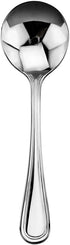 New Star Foodservice 58185 Slimline Pattern, 18/0 Stainless Steel Bouillon Spoon, 5.7-Inch, Set of 12