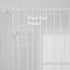 MIULEE 2 Panels Solid Color White Sheer Window Curtains, Elegant Voile Drapes for Bedroom Living Room (54 x 72 Inches)