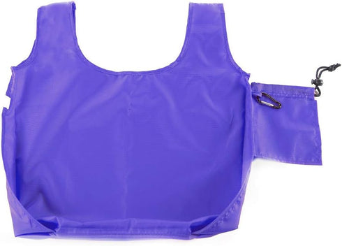 Mato & Hash Eco-Friendly Foldable Grocery Tote with Integrated Pouch - Ripstop Nylon