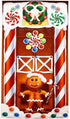 4 Pack Christmas Bathroom and Front Door Holiday Decorations and Covers for Festive Decor