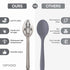 Perforated Stainless Steel Spoon - Large Slotted Serving Spoons for Restaurant Cooking, 3 Pcs