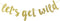 Qttier Jungle Theme Birthday Banner, Gold, 117" x 2" with 3"-6" Tall Letters for 1st Birthday Parties