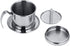 Stainless Steel Vietnamese Coffee Drip Filter, Manual Coffee Infuser, Single Serving Cup for Coffee Lovers