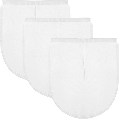 COMNICO 3 Pack 12" 10" Cheese Bags, x Nylon Reusable Fine Mesh Cheesecloth Strainer Nut Tea Beer Juice Filter Cloth