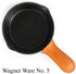 Leather Cast Iron Handle Cover - Extra Thick, Heat Resistant, Easy Grip for Vintage Skillets and Pots