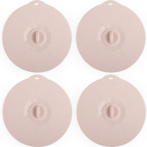 4"-12" Silicone Lids for Cups Bowls Plates, Microwave Splatter Cover, Food Storage Container Lids, Mini 4 Pack