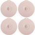 4"-12" Silicone Lids for Cups Bowls Plates, Microwave Splatter Cover, Food Storage Container Lids, Mini 4 Pack