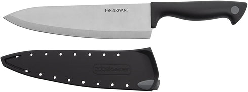 Farberware Edgekeeper 8-Inch Chef Knife - Self-Sharpening High Carbon-Stainless Steel Kitchen Knife