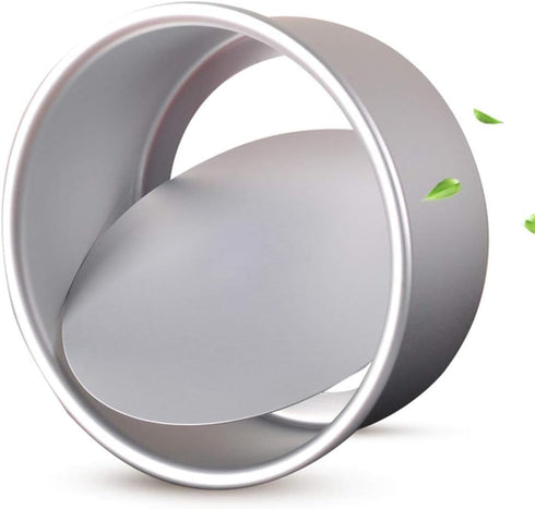 10 Inch Round Cheesecake Pan, Aluminum Round Cake Pan with Removable Bottom, Anodized Aluminum Baking Pan