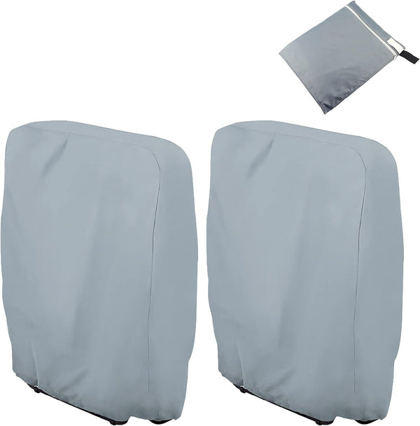 Uranshin Outdoor Folding Chair Covers 2PCS, Zero Gravity Chair Covers Waterproof, Sturdy Folding