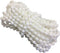 FQTANJU 10 Yards Roller and Roman Shade Blind Beaded Chain Cord, White Plastic Repair for Roller Blinds
