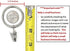 Set of 20 Silver Metal Curtain Rings - 1.5-inch with Clips and Eyelets
