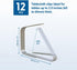 12Pcs 2.5 Picnic Tablecloth Clips for Outdoor Tables - Stainless Steel Large Table Cloth Clip, Fits for Thick Tables
