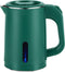 Small Electric Tea Kettle, 0.8L Portable Mini Hot Water Boiler Heater with Auto Shut-Off & Boil Dry Protection (Green)
