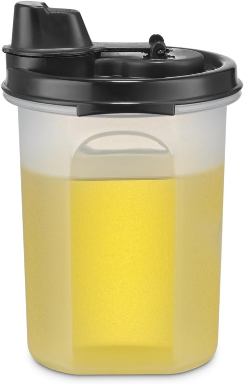 SIGNORA WARE Oil and Vinegar Dispenser 15oz Sauce Bottles for Balsamic Vinegar, Soy Sauce