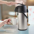 3L/102 Oz Thermal Airpot Coffee Dispenser with Pump, Insulated Stainless Steel Carafe for Hot/Cold Water and Coffee