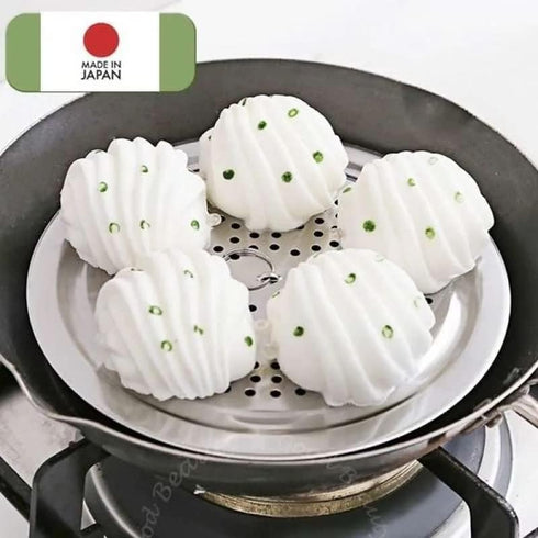 JapanBargain 1855 Japanese Cooking Steamer Plate, Stainless Steel for Dim Sum, Bun, Vegetable, Seafood