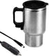 12V 450ml Stainless Steel Car Heating Cup, Electric Travel Mug for Heating Water, Coffee, Milk, Tea
