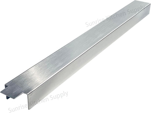 Sunrise Kitchen Supply Stainless Steel Heavy Duty Deep Fryer Joining Strip/Connector (21 5/8"L x 2"W x 1 1/4"H)