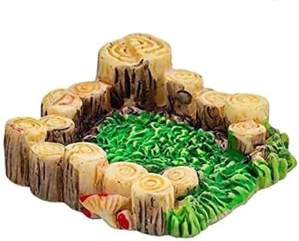 Woodpile Meadow Miniature Fairy Garden Accessories, Lawn Garden Ornament Figurines for DIY Kit