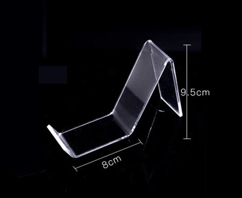 sccsport 10x Clear Acrylic Shoe Retail Shop Display Rack Show Stand Sandal Riser Support
