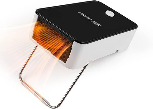 Portable Space Heater YOUCIDI Mini Desk Heater, Electric Fan Air Warmer for Room/Office/Desktop