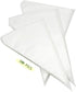 Disposable Cake Decorating Bags - Set of 100 White 14 Inch Round Piping Bags for Cakes, Cupcakes, Cookies