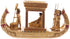 Puckator 10cm Gold Egyptian Canopy Boat - Height