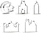 Aprildecember Ramadan Decoration Cookie Cutters Set, 6 Pcs Eid Fondant Cake Baking Tools for Ramadan Party Decorations