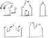 Aprildecember Ramadan Decoration Cookie Cutters Set, 6 Pcs Eid Fondant Cake Baking Tools for Ramadan Party Decorations