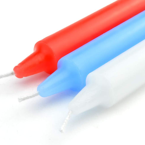 6 Pcs Low Temperature Candles, Fengek 7 Inch Romantic Wax Dripping Candles, 5 Color