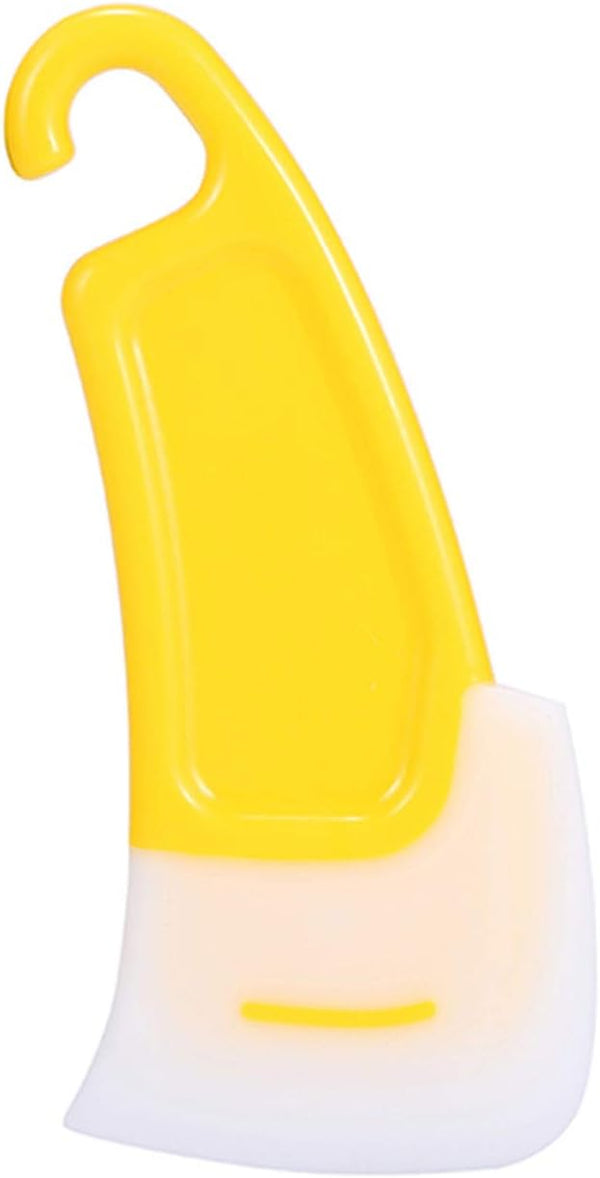 MXY Kitchen Silicone Spatula Pack of 1 PC for Dirty Fry Pan Dish Pot Washing Scraper Cleaning Brush