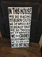 HCHANA Funny Wood Signs for Home Decor - In This House We Do Dirt Bikes