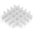 ShineMe Drawer Dividers, 8pcs Adjustable Plastic Grid Organizers for Household Storage, Makeup, Socks, Underwear,