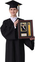 GraduatePro Graduation Picture Frame with Tassel Holder, Shadow Box Graduation Decoration Gift, Mahogany 4x6 Photo Frame