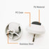 2-Pack Replacement Parts Front Wheel Caster for Roborock S4 S5 S6 S7 E4 E20 E25 E35 Vacuum