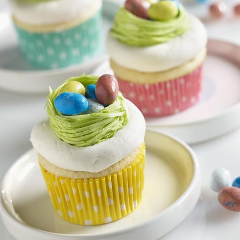 Eoonfirst Rainbow Mini Polka Dots Cupcake Liners, 300 Pcs, Food Grade & Grease-Proof Baking Cups Paper