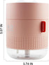 Portable Small Humidifier, 500ml Air Humidifier for Plant, Night Light Function, USB Personal Cool Mist for Home