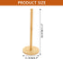 4 Pcs Wood Paper Towel Holder, Wooden Paper Towel Holder Stand, Non-Slip Countertop Standing Paper Roll Holder for Kitchen Countertop and Table