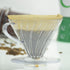 V 02 60° Cone Plastic Coffee Dripper, 1-4 Cups, Reusable Pour Over Coffee Maker for Home, Cafe