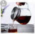 Hemoton Clear Glass Teapot with Stainless Steel Infuser Lid, 460 ml Tea Kettle for Blooming and Loose Leaf Tea