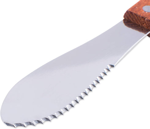 Super Z Outlet 8" Stainless Steel Straight Edge Butter Cheese Cream Sandwich Spreader Knives (4 Pack)