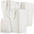 Rolling Cart Accessories Hanging Cup Holder for Home Office Supply, Plastic Pencil Hanging Cups, Desktop Organizer