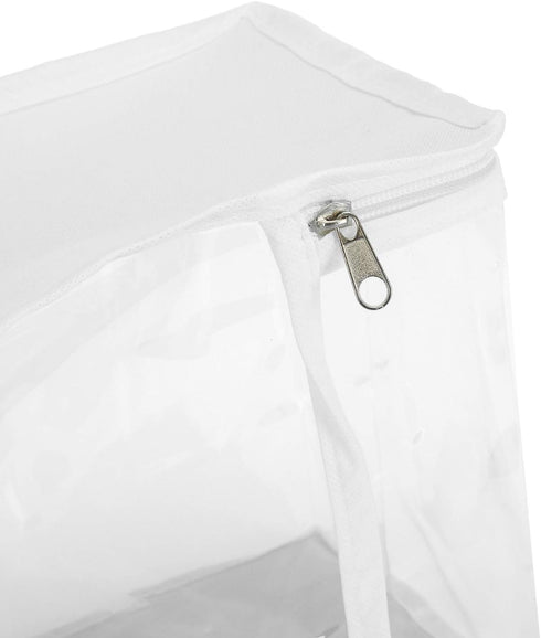 Fasmov White DVD Storage Bags, Hold up to 160 DVDs (40 Each Bag), Set of 4