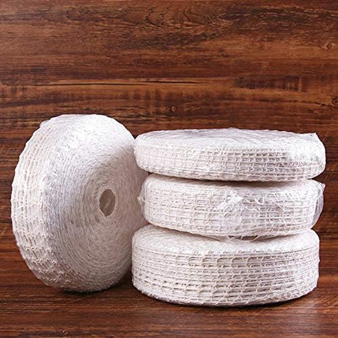 5m Cotton Meat Netting, Elastic Smoked Meat Poultry Ham Netting for Cooking, Sausage Making, Size 16